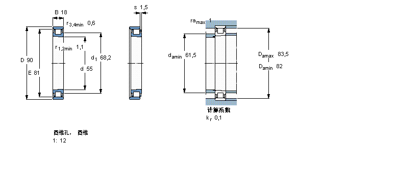 SKF N1011KTNHA/SP軸承