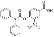 2-硝基-4-羧基苯基-N,N-聯苯基氨基甲酸酯