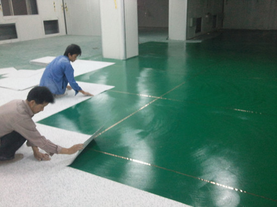 PVC地板施工