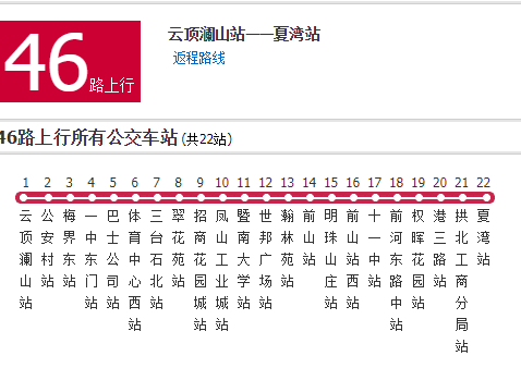 珠海公交46路