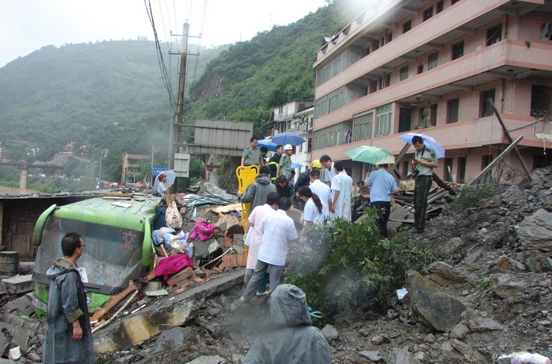 7·5陝西略陽山體滑坡事故