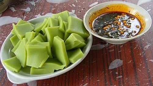 菜汁米豆腐