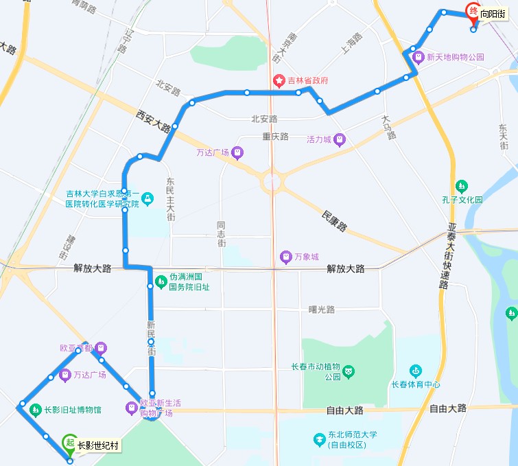 長春公交Z264路