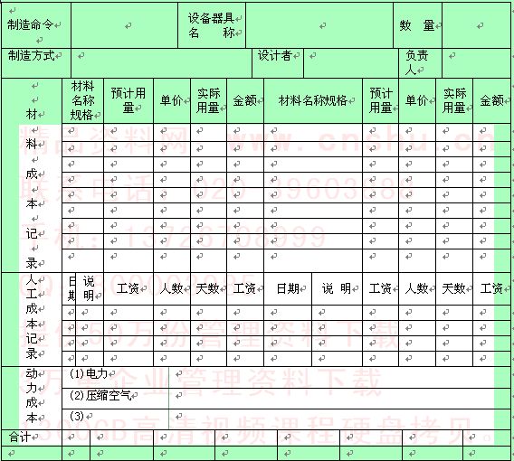 成本計算