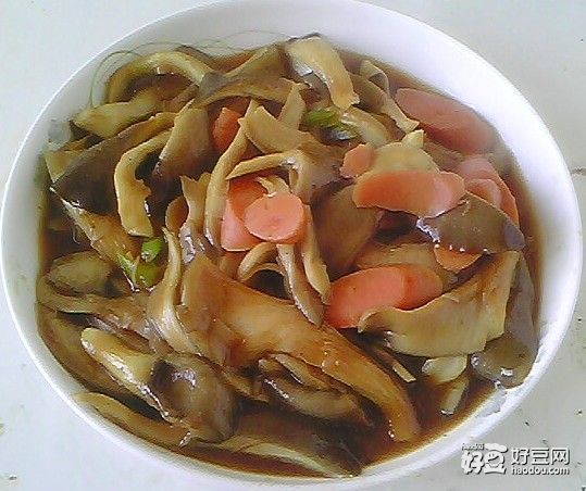 青椒蘑菇火腿絲