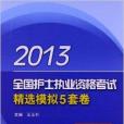 全國護士執業資格考試精選模擬5套卷