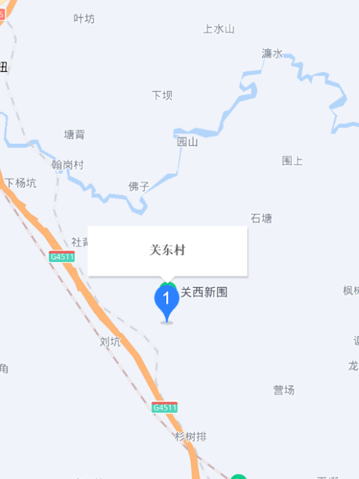 關東村(江西省龍南市關西鎮下轄行政村)