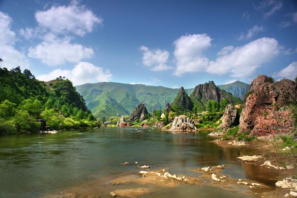 長白山松花江第一漂流風景區