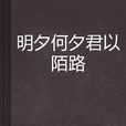 明夕何夕君以陌路