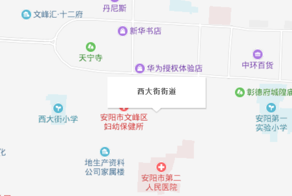 西大街街道(河南省安陽市文峰區下轄街道)