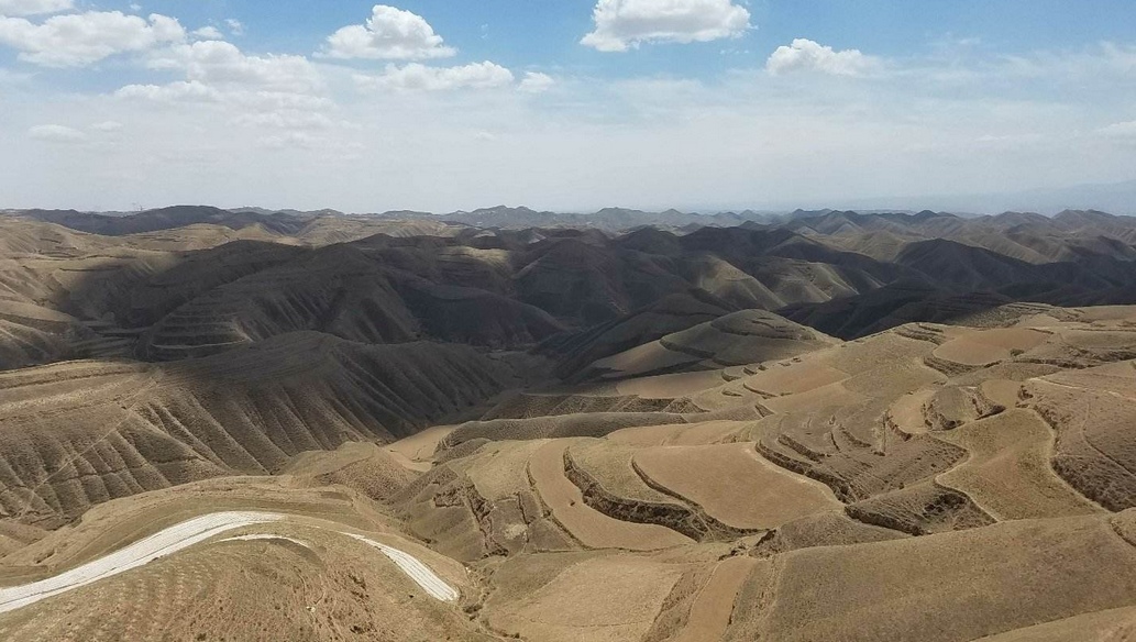 榆中縣北部山區地形