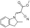 2-氰基-3-（2,3-二氫-2-甲基-1H-吲哚-1-基）-2-丙烯酸甲酯