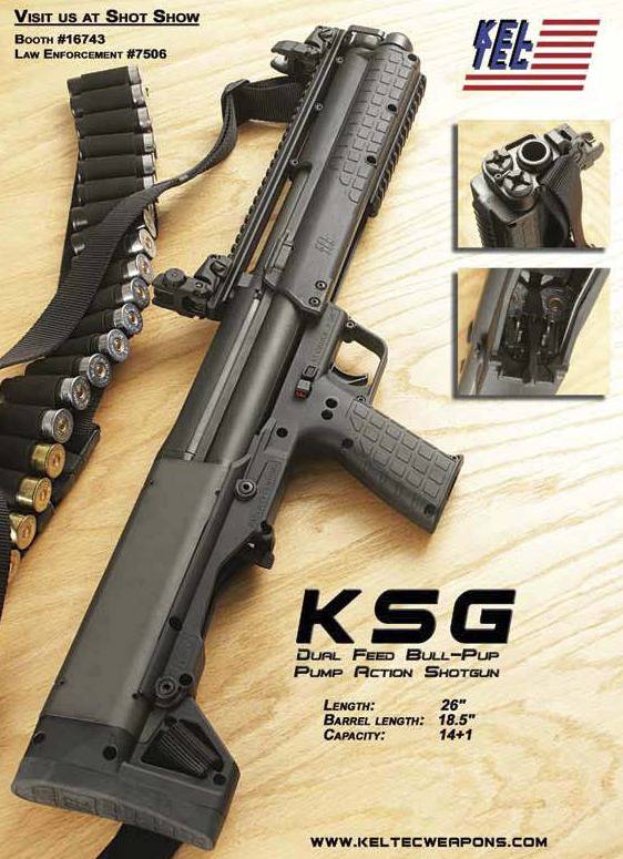 Kel-Tec KSG霰彈槍