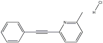 2-甲基-6-（苯乙炔基）吡啶，鹽酸