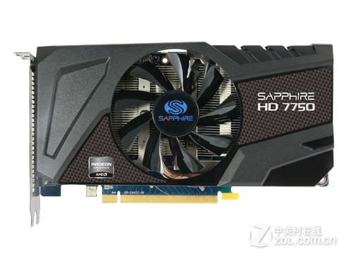 藍寶石HD7750 2G GDDR5 白金版