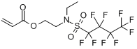 2-丙烯酸-2-[乙基[（九氟丁基）磺醯]氨基]乙酯