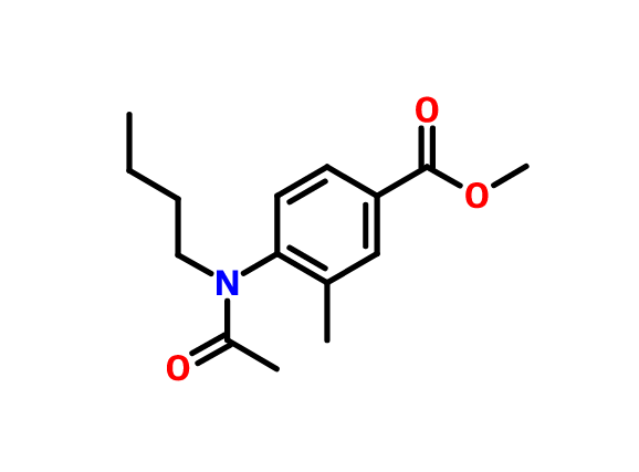 3-甲基-4-正丁醯胺基苯甲酸甲酯