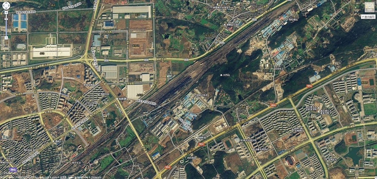 南京東站衛星圖