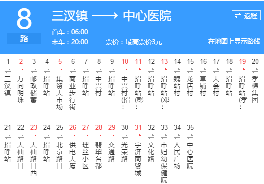 孝感公交8路