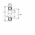 SKF 1726207-2RS1軸承