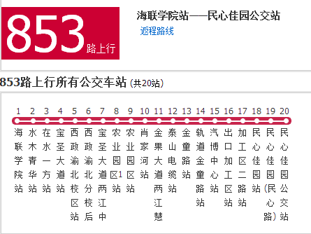 重慶公交853路