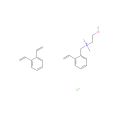 乙烯基苯基-羥乙基-二甲基氯化銨、二乙烯基苯的聚合物