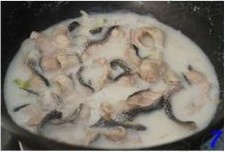 豆漿黑魚片湯