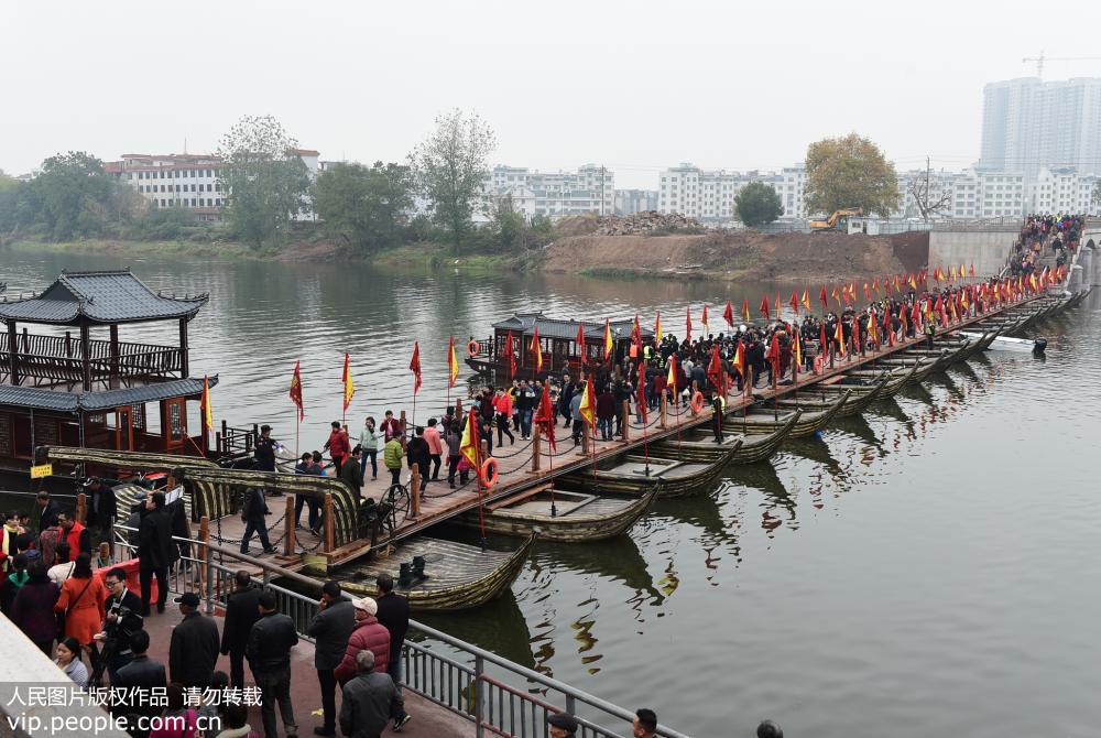 萬善橋(浙江義烏佛堂古鎮浮橋)