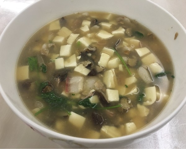 豆腐鮮香菇湯