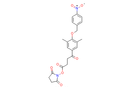 4-[3,5-二甲基-4-（4-硝基苄氧基）苯基]-4-氧代丁酸琥珀醯亞胺酯