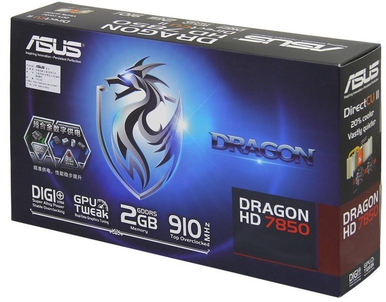 華碩Dragon HD7850 2G