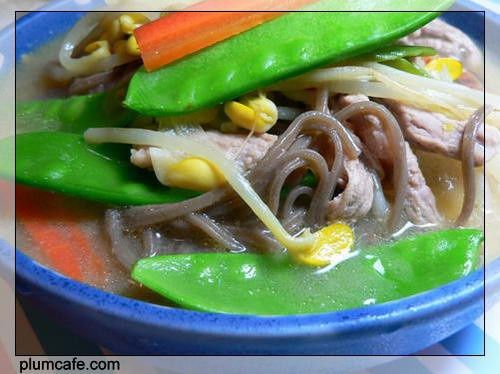 雞湯蕎麥味噌面