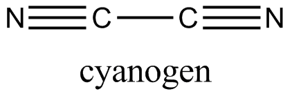氰的化學結構式
