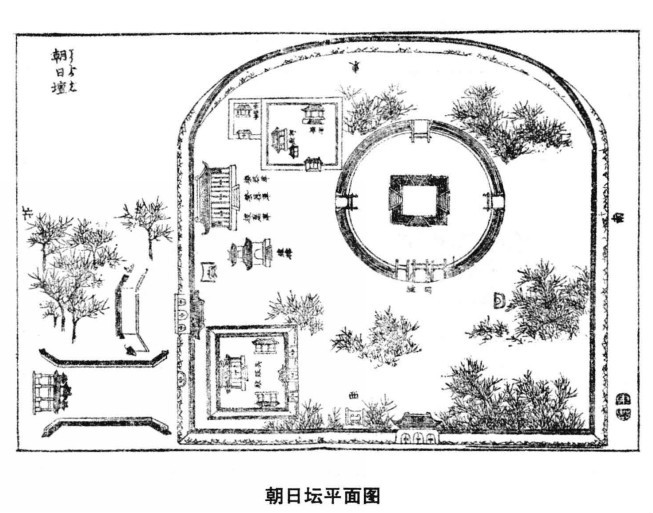 朝日壇平面圖