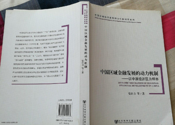 中國區域金融發展的動力機制：以中原經濟區為樣本