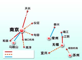 長江三角洲地區城際鐵路網