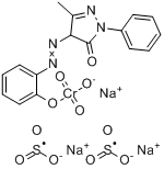 二[3-[（4,5-二氫-3-甲基-5-氧代-1-苯基-1H-吡唑-4-基）偶氮]-4-羥基苯磺酸根合]鉻酸三鈉