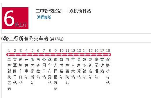 遂寧公交6路