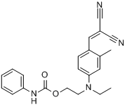 [[4-[乙基[2-[[（苯胺基）羰基]氧]乙基]氨基]-2-甲基苯基]亞甲基]丙二腈