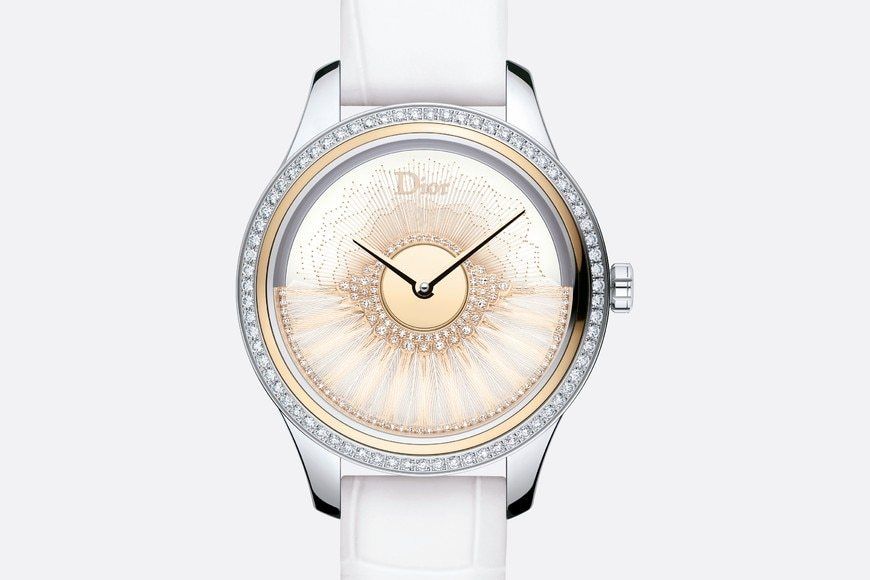 白色 Dior Grand Bal Plume 腕錶