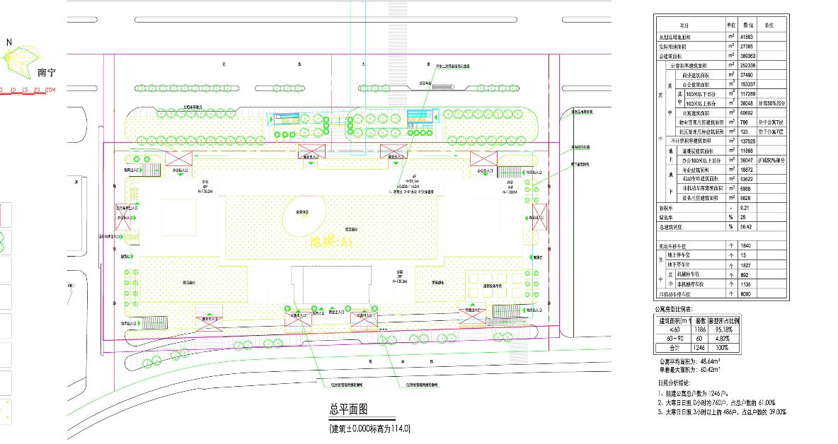 中房翡翠廣場總平面圖