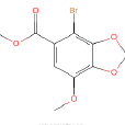 2-溴-3,4-亞甲二氧基-5-甲氧基苯甲酸甲酯