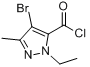 4-溴-1-乙基-3-甲基-1H-吡唑-5-羰醯氯