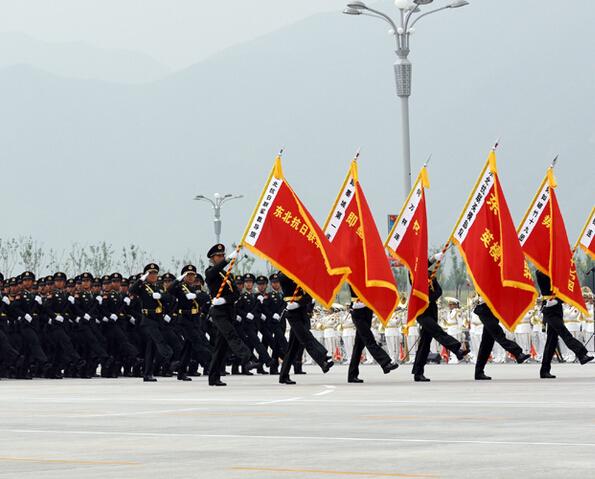 東北抗聯英模部隊方隊