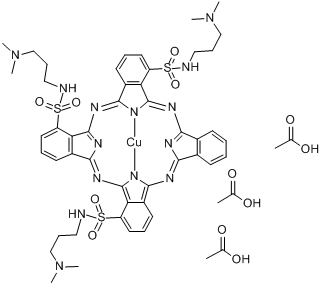 [N,N\x27,N\x27\x27-三[3-（二甲胺基）丙基]-29H,31H-酞菁三磺醯胺合(2-)-N29,N30,N31,N32]銅