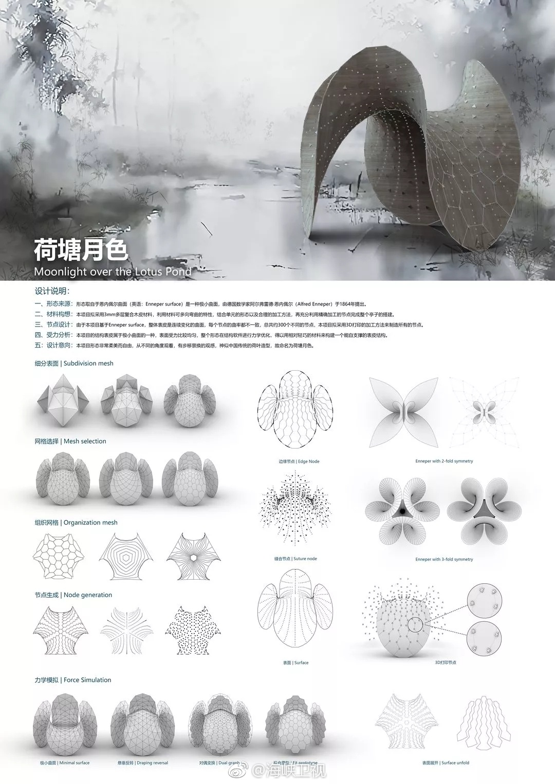 “中建海峽杯”湖南大學的作品——荷塘月色