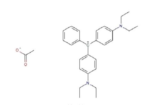 N-[4-[[4-（二乙氨基）苯基]苯亞甲基]-2,5-環己二烯-1-基亞基]-N-乙基乙銨乙酸鹽