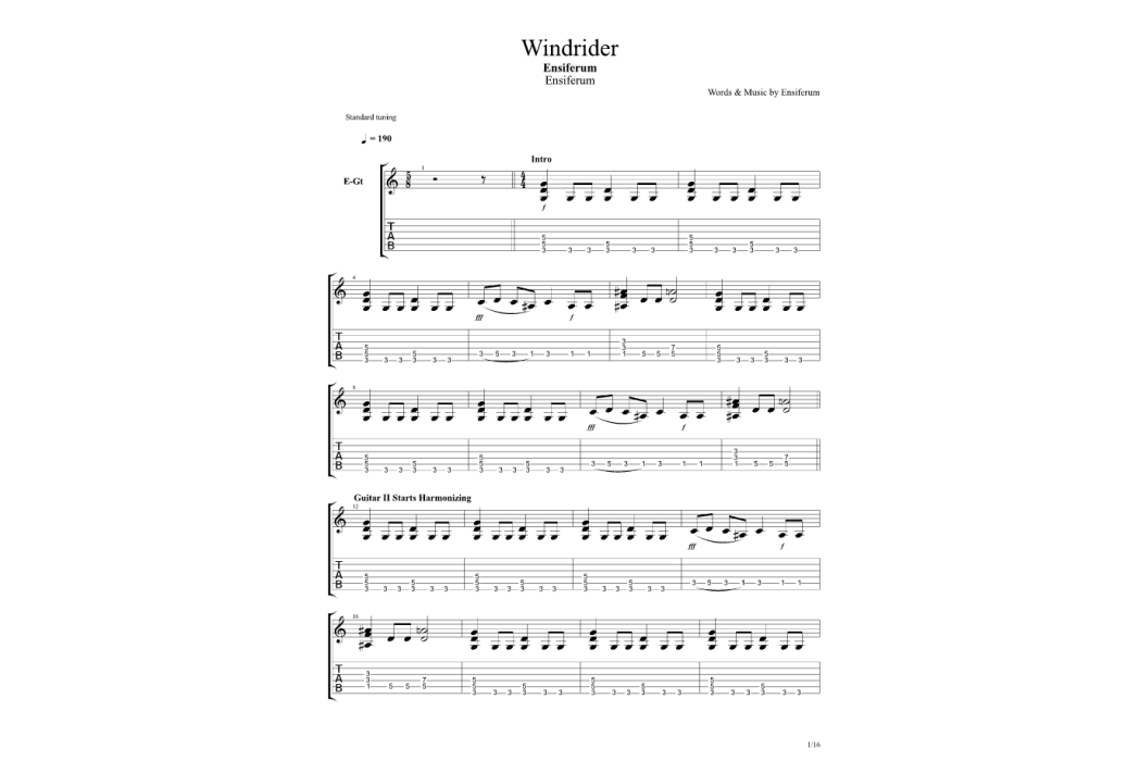 Windrider(Ensiferum樂隊演唱的單曲)