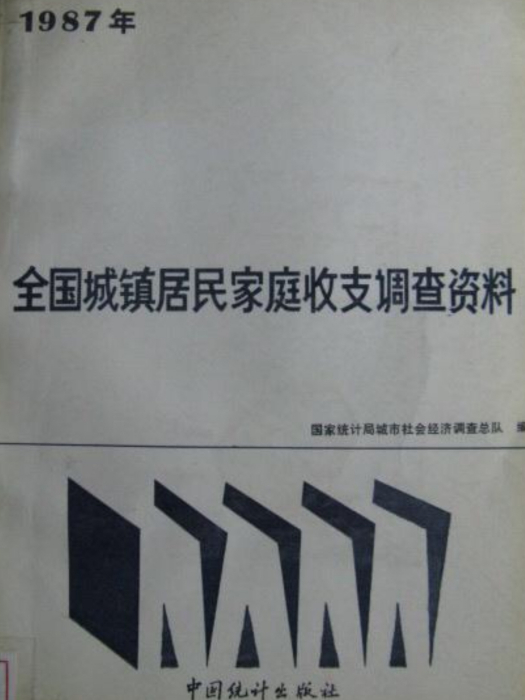 1987年全國城鎮居民家庭收支調查資料