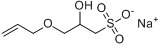 3-烯丙氧基-2-羥基-1-丙磺酸鈉鹽